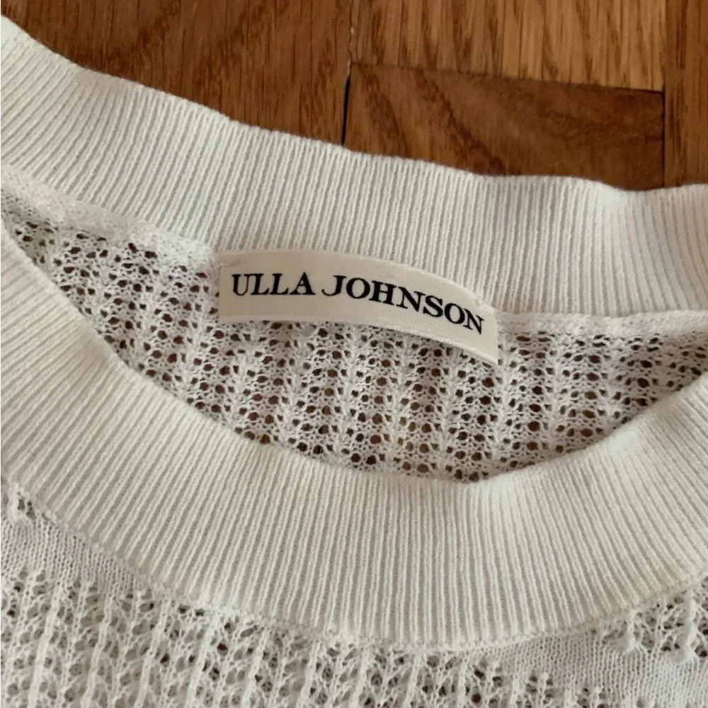 Ulla Johnson Cream Short Sleeve Sweater in Loose Knit Size XS - Picture 3 of 9